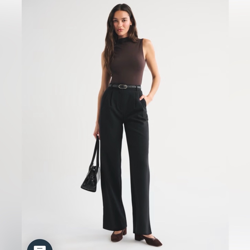 Abercrombie & Fitch Sloane Tailored Wide Leg Trouser